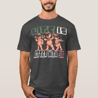 Schweinefleisch Bauer Bauer Bauer Farm Piglet4659 T-Shirt