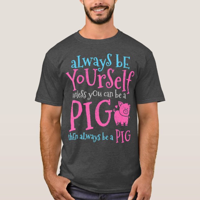 Schweinefleisch Bauer Butcher Schweinefleisch Nied T-Shirt (Vorderseite)