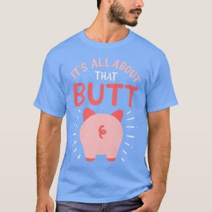 Schweinefleisch-Bauer zeigt Hintern Premium T-Shirt