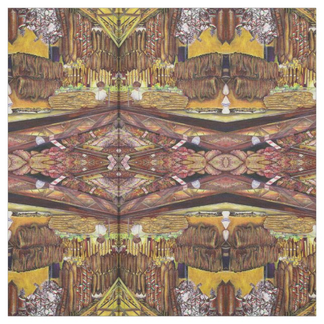 Schweinefleisch, Budapest Stoff (Muster)