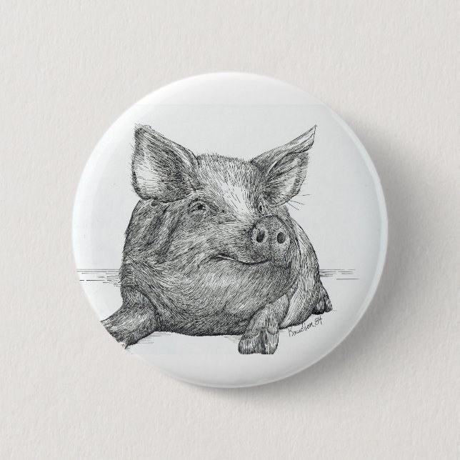 Schweinefleisch Button (Vorderseite)