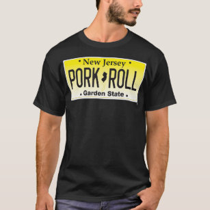 Schweinefleisch Eier und Käse New Jersey NJ Lizenz T-Shirt