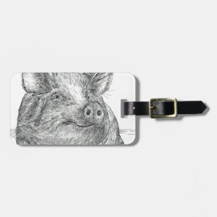 Schweinefleisch Gepäckanhänger