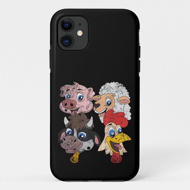 Schweinefleisch Hühner Hühner Kleinkinder Funny Fa Case-Mate iPhone Hülle (Rückseite)