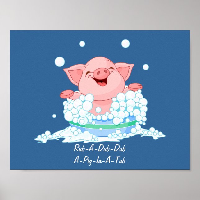 Schweinefleisch in einem Tube Poster (Vorne)