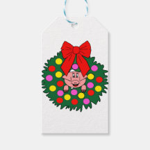 Schweinefleisch in Weihnachtskranz
