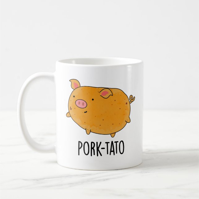 Schweinefleisch-Kartoffelpun Kaffeetasse (Links)
