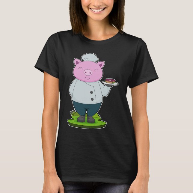 Schweinefleisch Koch T-Shirt (Vorderseite)