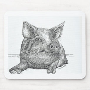 Schweinefleisch Mousepad