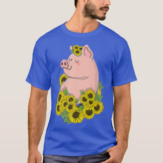 Schweinefleisch Rosa Männer Schwein Schwein Schwei T-Shirt