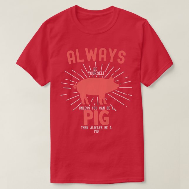 Schweinefleisch Schwein Schwein Schwein Schwein Sc T-Shirt (Design vorne)