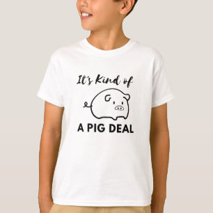 Schweinefleisch-Spaß: Es ist ein BIG (Pig) Deal T-Shirt