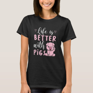 Schweinegengeschenk für Vegane Schweine Tierschutz T-Shirt