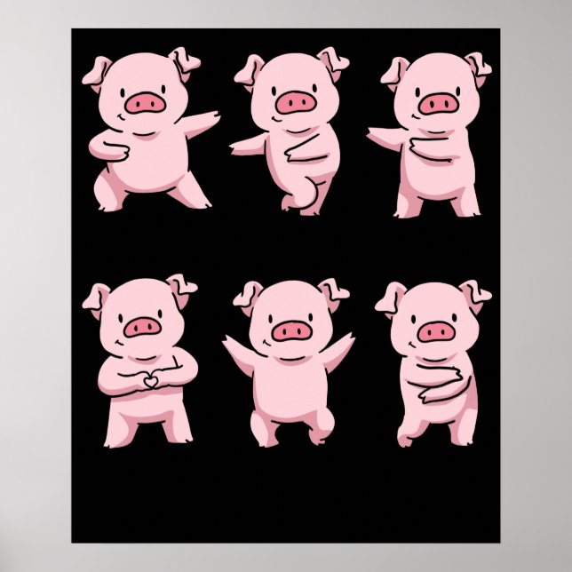 Schweinegeschenke für Schweineliebhaber Frauen Sch Poster (Vorne)