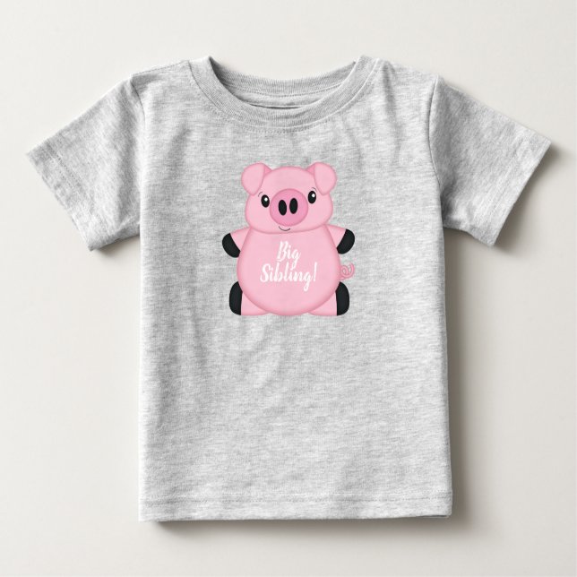 Schweinehälfte Baby T-shirt (Vorderseite)