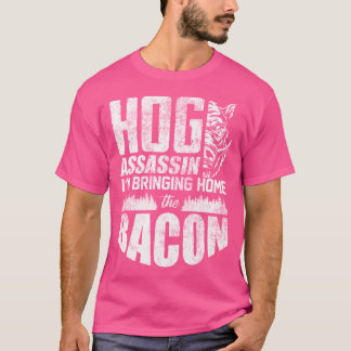 Schweinejagd Schweinejäger Wildschweinjäger Jäger T-Shirt