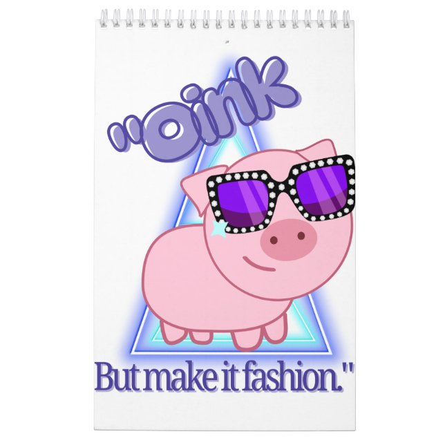 Schweinekalender Kalender (Rückseite)