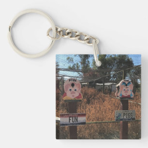 Schweinekanne, Schweine, Idaho Gewitterzeichen Schlüsselanhänger
