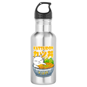 Schweinekatze Edelstahlflasche