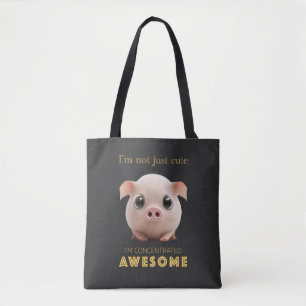 Schweinekonzentriertes Phantastisches Niedliches,  Tasche