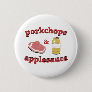 Schweinekoteletts & Apfelmus Button