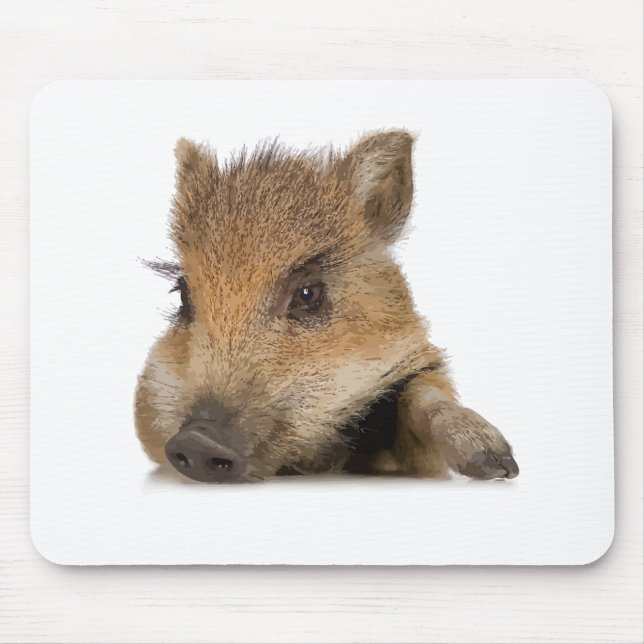 Schweinekupfervektor Mousepad (Vorne)