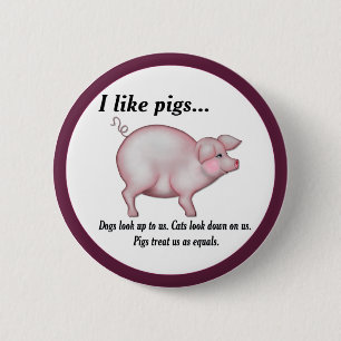 Schweinequalität Button