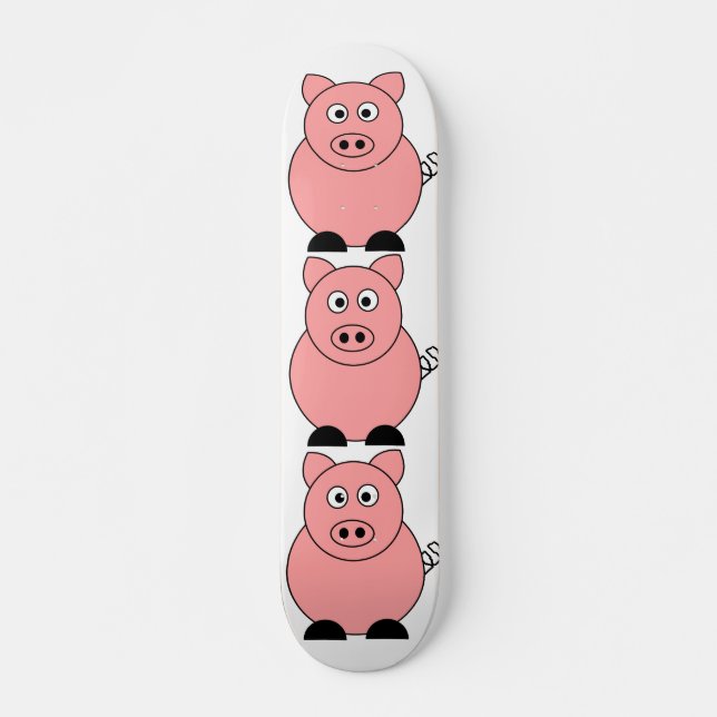 Schweineschlachtkarton Skateboard (Vorne)