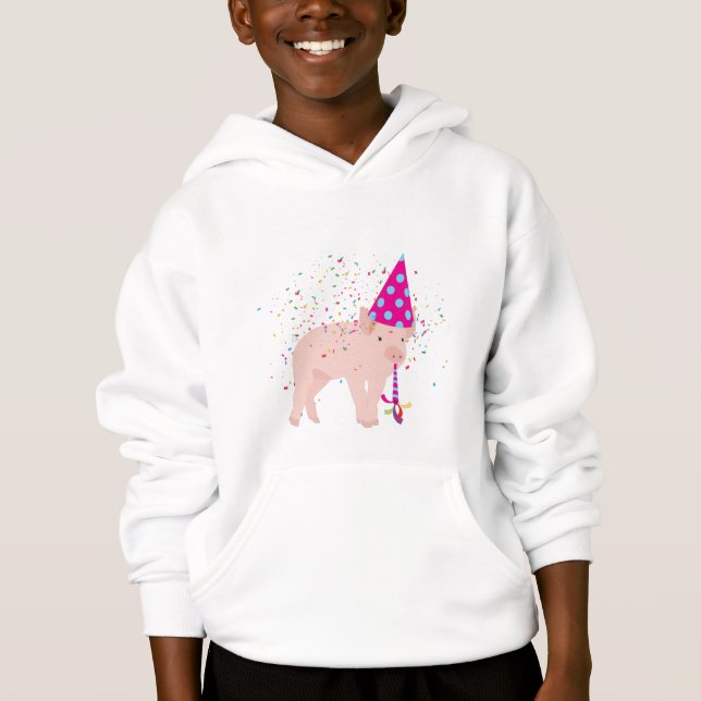 Schweinezucht - Tiere mit Party Hoodie (Vorderseite)