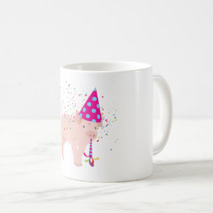 Schweinezucht - Tiere mit Party Kaffeetasse