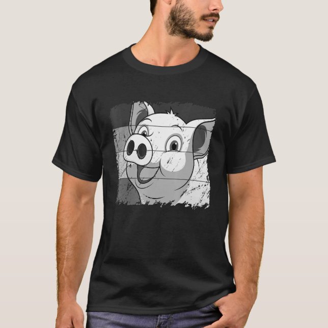 Schweinezucht, tierische Lover für Männer Frauen,  T-Shirt (Vorderseite)