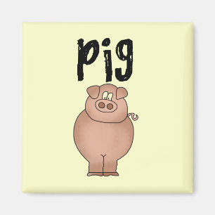Schweinezuchtbetrieb-Tiert-shirts und Geschenke Magnet
