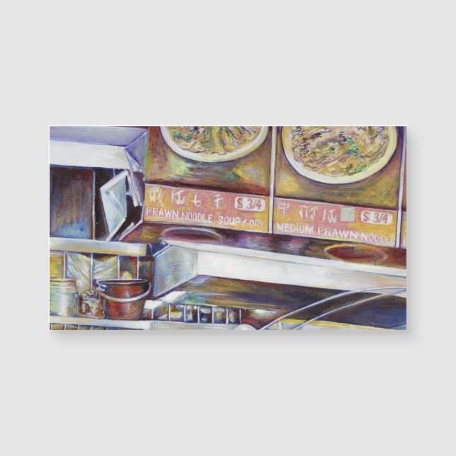 Schweinschwanzsuppe, Singapur Magnetkarte (Vorderseite)