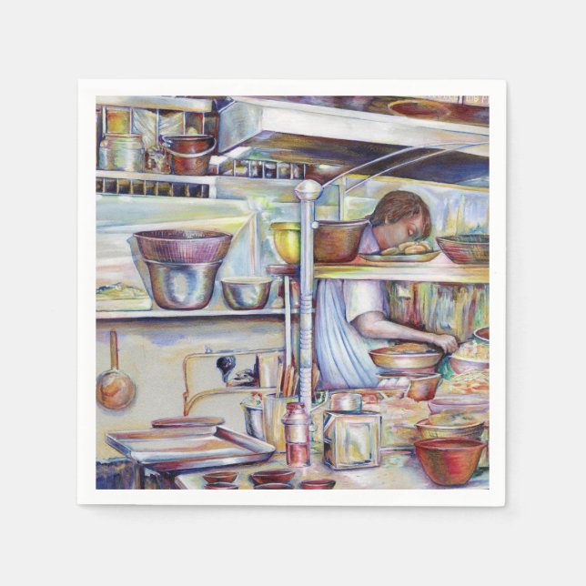 Schweinschwanzsuppe, Singapur Serviette (Vorderseite)