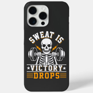 Schweiß ist Sieg Weiße Fitnessstudio-Tropfen Worko Case-Mate iPhone Hülle