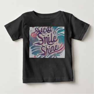 Schweiß, Lächeln, Schein Baby T-shirt