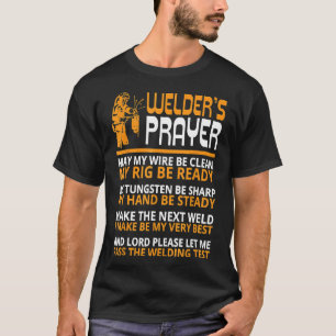 Schweiß lustige Schweißer Gebet Lustige Schweißer T-Shirt