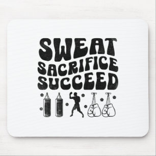 Schweiß Opfer Erfolg Boxer Sport Kraft Athlet Mousepad