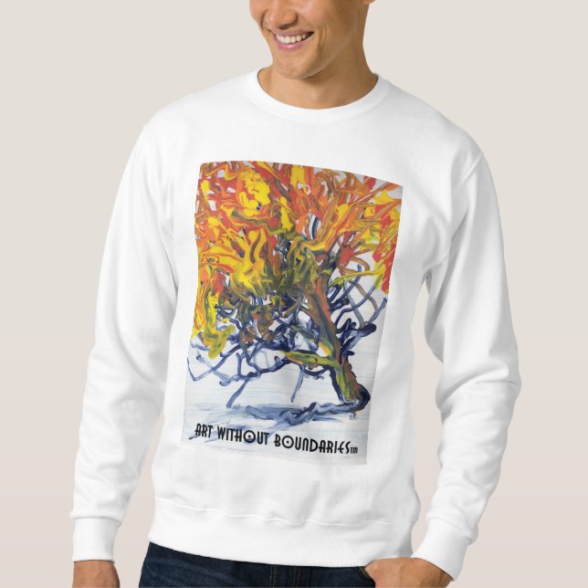 Schweiss-Shirt: Brennende Bush durch Clarence Sweatshirt (Vorderseite)