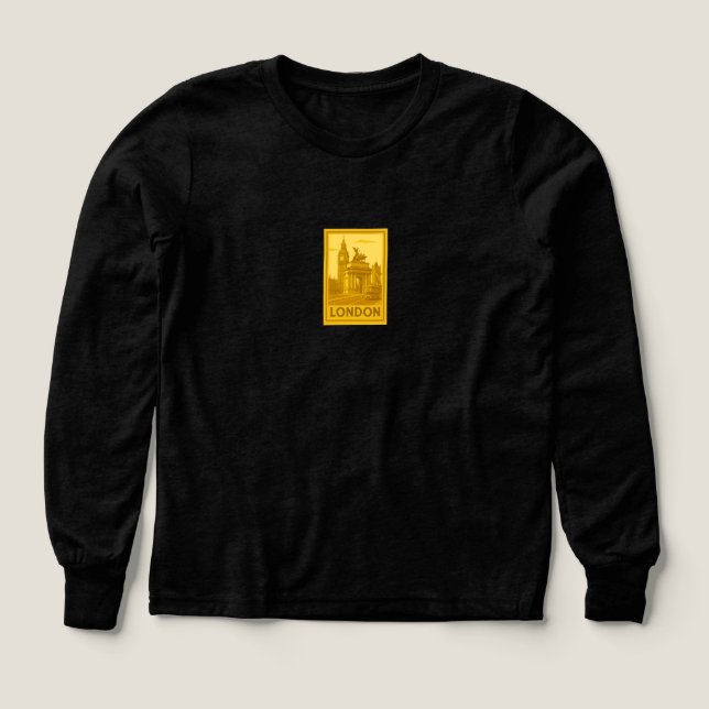 Schweiß-Shirt LONDON (Design Vorderseite)