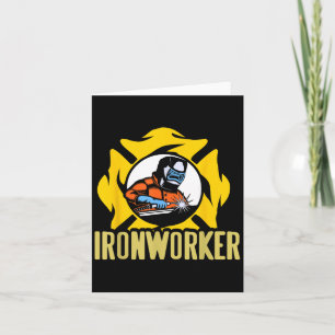 Schweißarbeiten an der Torchflamme von Ironworker Karte