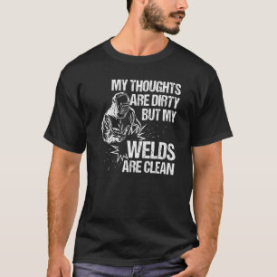 Schweißdesigns für Männer Vater Metallarbeiter Bla T-Shirt