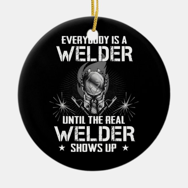 Schweißen für Männer Funny Schweiding Legende der  Keramik Ornament (Vorne)
