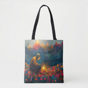 Schweißen Kunst - Bergwelt Sass Café - Wine Bar Tasche