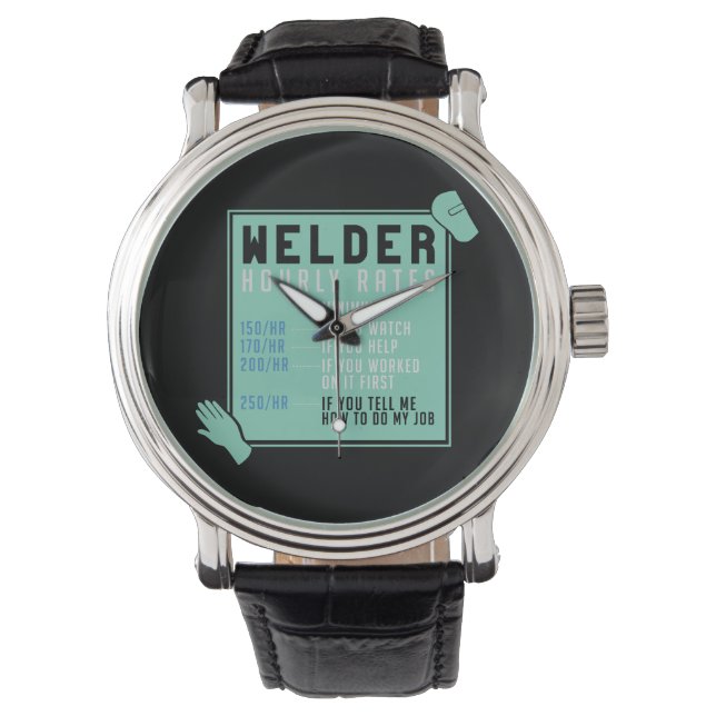 Schweißen - Schweißstundensätze Armbanduhr (Vorderseite)