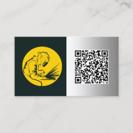 ⚙️ Schweißen von kundenspezifischer QR Visitenkarte