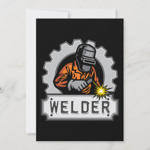 Schweißen von Metallgeschenken Einladung