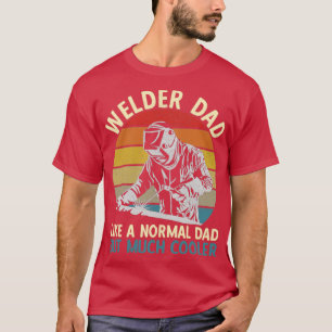 Schweißen von Vater Retro Welder T-Shirt