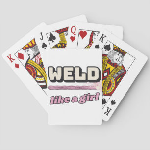 Schweißen wie ein Mädchen — Spielkarten