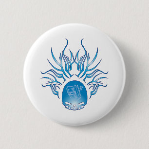 Schweißens-Schädel Button